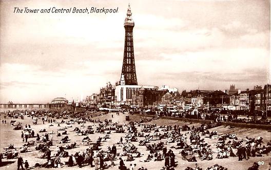 Tower and Central Beach, Blackpool