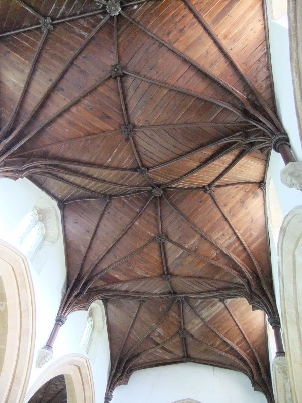 Careby Church ceiling