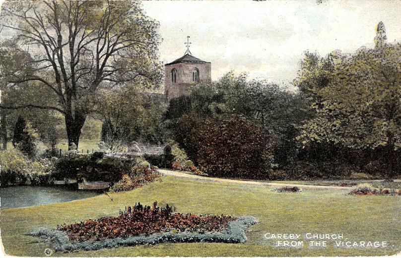 Careby Church from the Rectory Garden