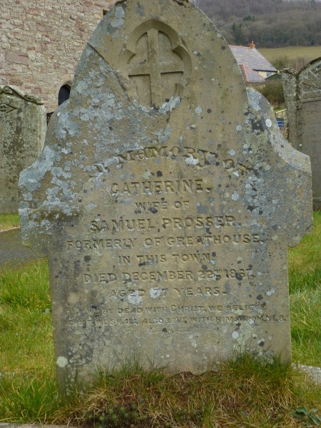 Catherine Prosser inscription