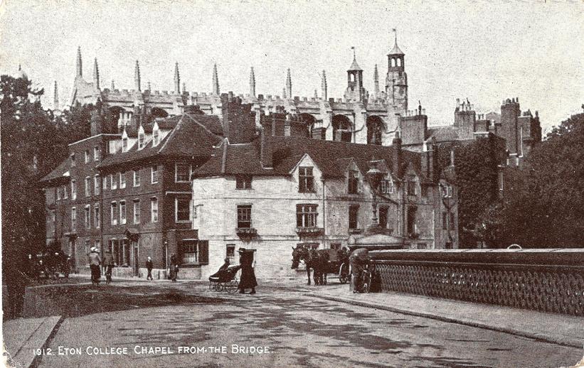 Eton Chapel from the bridge