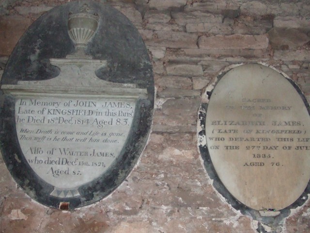 Grosmont Church James Wall Plaques
