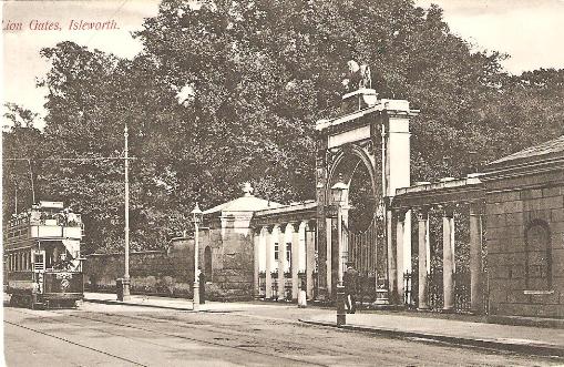 Tram at Lion Gate, Syon House, Isleworth