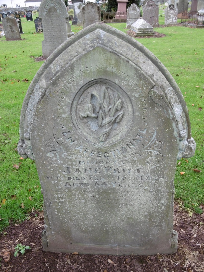 Jane Price's grave, Brecon