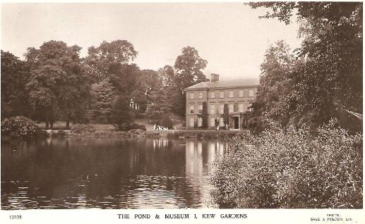 Kew pond and museum