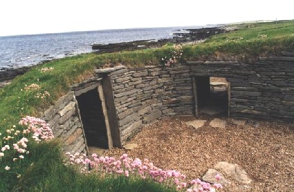 The Knap of Howar - main entrance, inside aspect