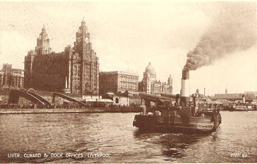 Liver, Cunard and Dock Offices, Liverpool