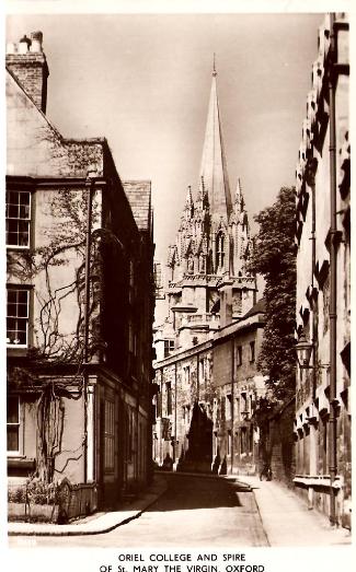 Oriel College and Spire of St Mary the Virgin, Oxford