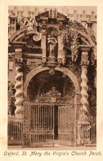 St Mary the Virgin Porch, Oxford