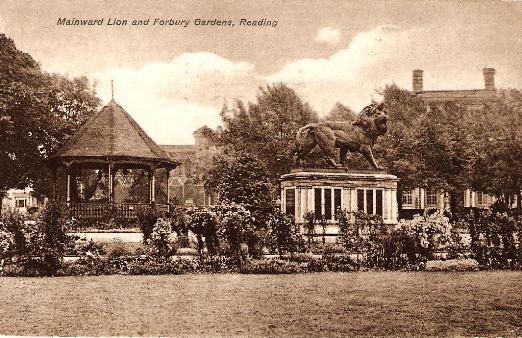 Mainward Lion and Forbury Gardens, Reading