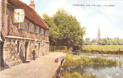 Salisbury Cathedral and Old Mill