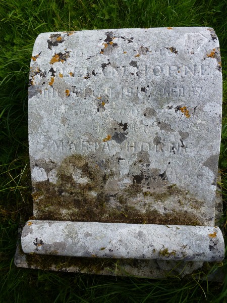 William and Maria Horne grave